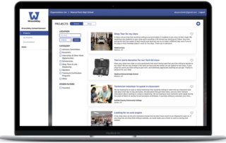wrenchway school connect project listing