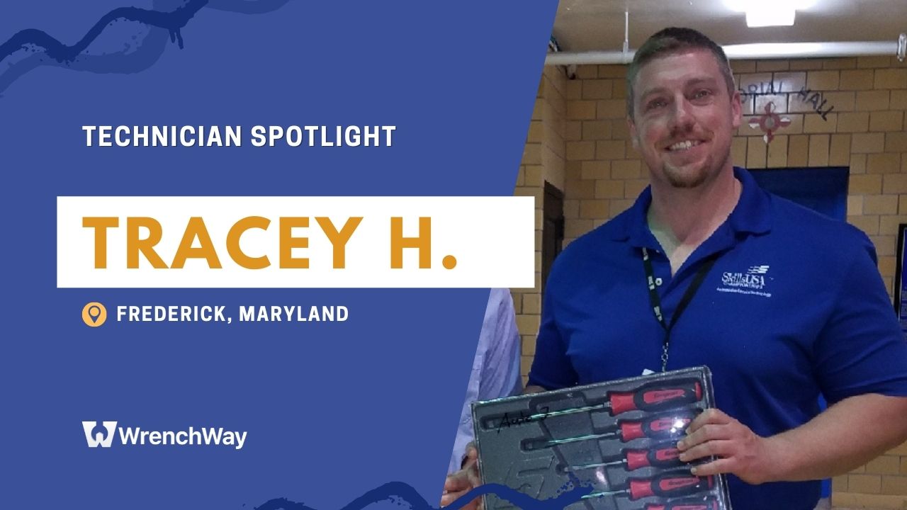 Technician spotlight where Tracey H. from Frederick, Maryland tells his technician story