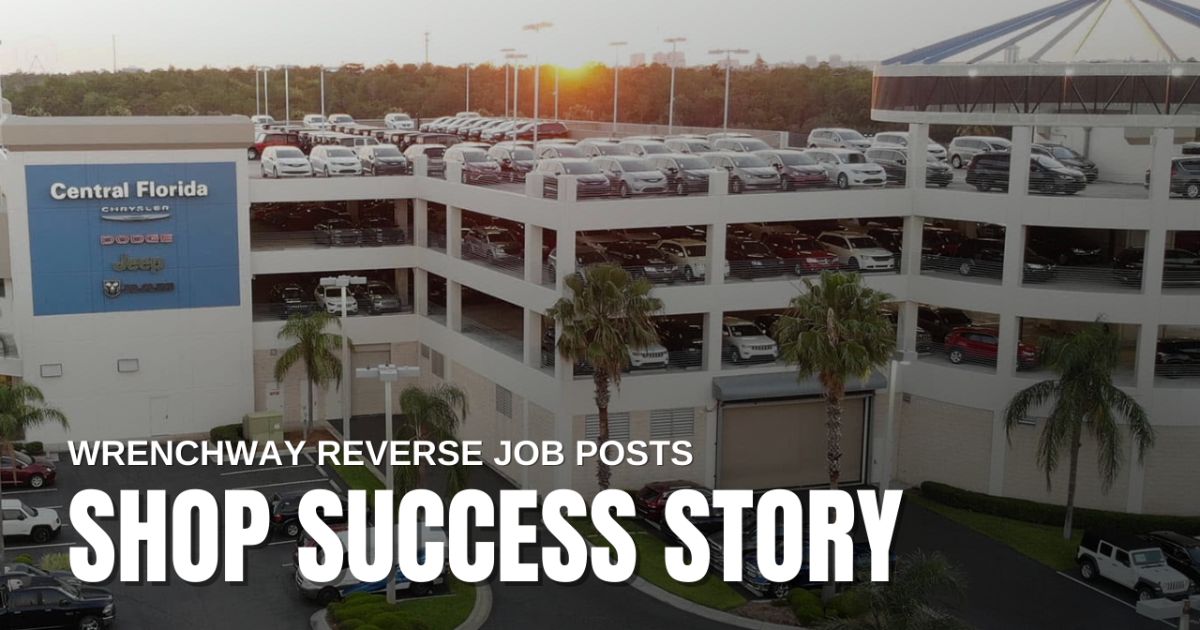 How Morgan Auto Group hired a full-time technician by using Reverse Job Posts