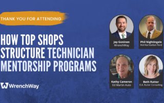 Roundtable Recap: How Top Shops Structure Technician Mentorship Programs