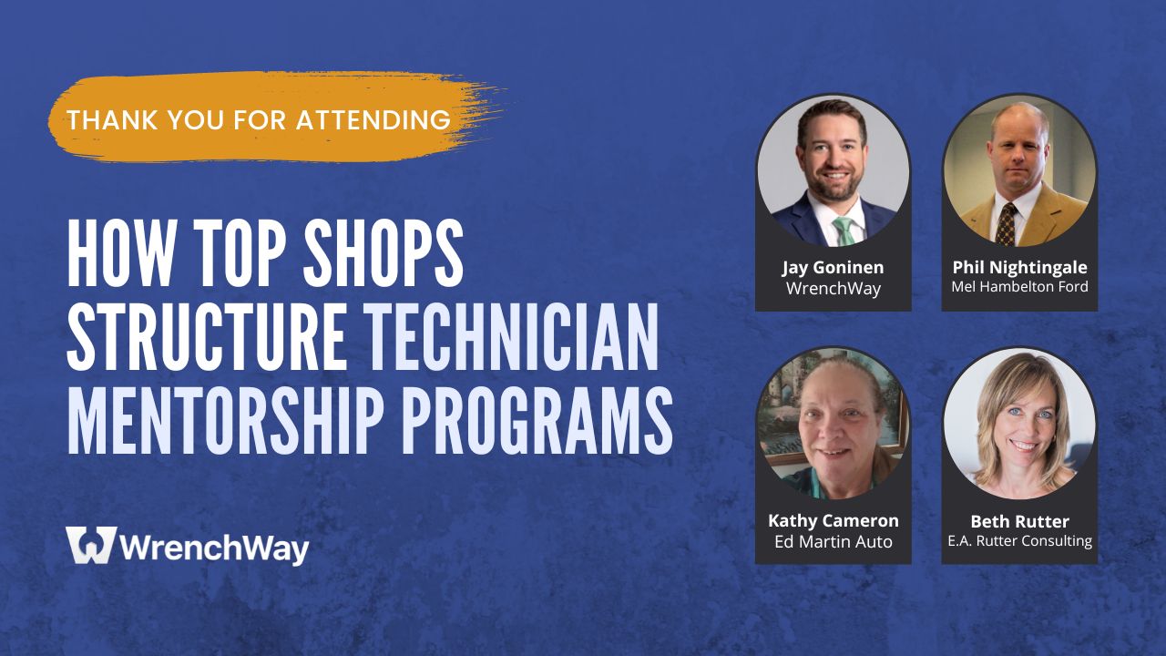 Roundtable Recap: How Top Shops Structure Technician Mentorship Programs