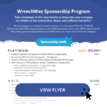 WrenchWay Sponsorship Opportunities Flyer