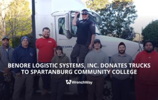 Benore Logistic Systems, Inc. Donates Trucks to Spartanburg Community College’s New Diesel Program Through WrenchWay