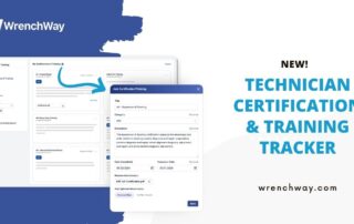 Technician Certification & Training Tracker Now Available on WrenchWay