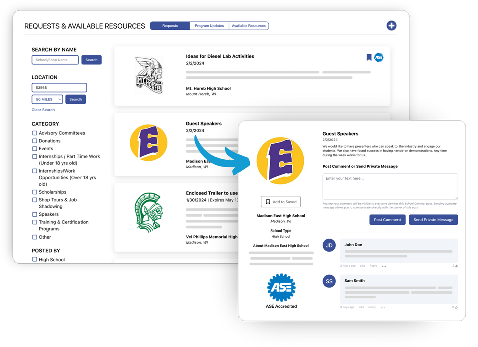 School Assist Requests School Assist Requests