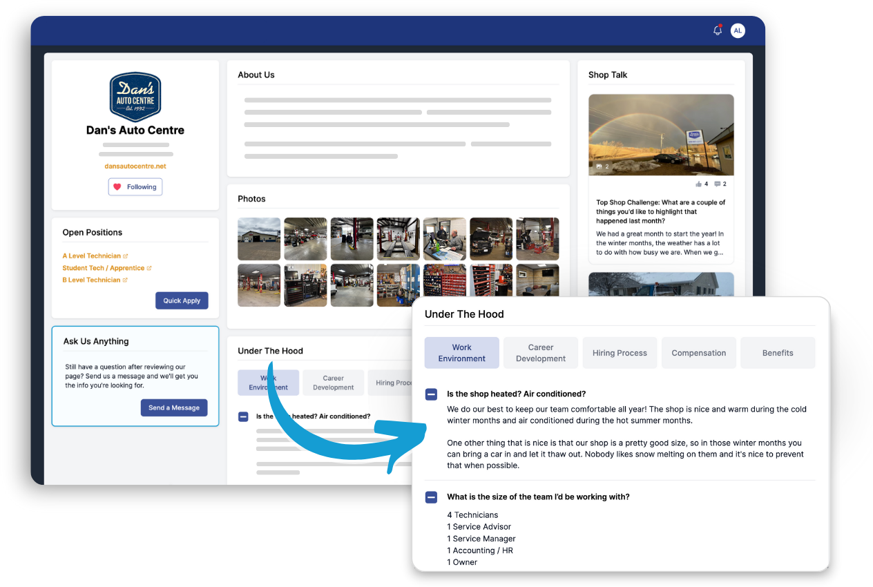 WrenchWay Shop Profile WrenchWay Shop Profile