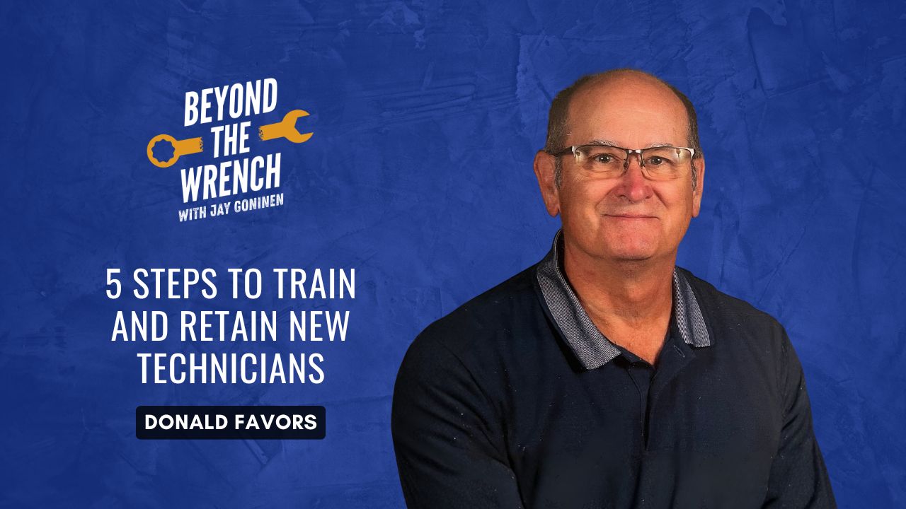 5 Steps to Train and Retain New Technicians