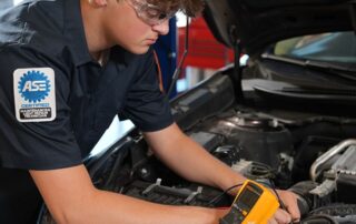 ASE-certified technician