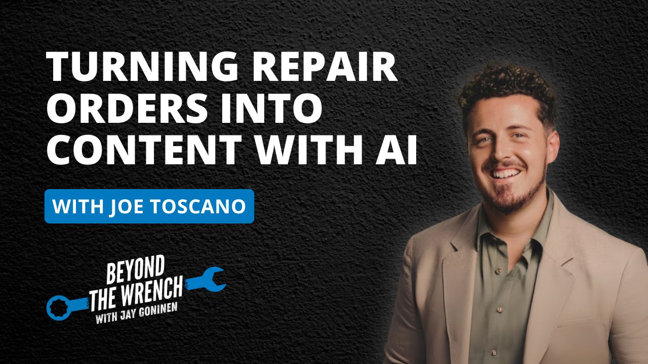 Turning Repair Orders Into Content With AI